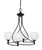 Toltec Lighting - 904-MB-4101 - Four Light Chandelier - Capri - Matte Black