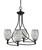 Toltec Lighting - 904-MB-4165 - Four Light Chandelier - Capri - Matte Black