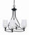 Toltec Lighting - 904-MB-4250 - Four Light Chandelier - Capri - Matte Black