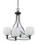 Toltec Lighting - 904-MB-4811 - Four Light Chandelier - Capri - Matte Black