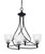 Toltec Lighting - 904-MB-500 - Four Light Chandelier - Capri - Matte Black