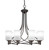 Toltec Lighting - 908-DG-3001 - Eight Light Chandelier - Capri - Dark Granite