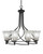 Toltec Lighting - 908-DG-729 - Eight Light Chandelier - Capri - Dark Granite