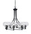 Toltec Lighting - 908-MB-202 - Eight Light Chandelier - Capri - Matte Black