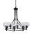 Toltec Lighting - 908-MB-4100 - Eight Light Chandelier - Capri - Matte Black