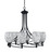 Toltec Lighting - 908-MB-4165 - Eight Light Chandelier - Capri - Matte Black