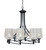 Toltec Lighting - 908-MB-4253 - Eight Light Chandelier - Capri - Matte Black