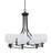 Toltec Lighting - 908-MB-4811 - Eight Light Chandelier - Capri - Matte Black