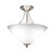 Toltec Lighting - 909-BN-2161 - Three Light Semi-Flush Mount - Capri - Brushed Nickel