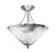 Toltec Lighting - 909-BN-2169 - Three Light Semi-Flush Mount - Capri - Brushed Nickel
