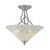 Toltec Lighting - 909-BN-714 - Three Light Semi-Flush Mount - Capri - Brushed Nickel