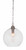 Toltec Lighting - 90-BN-4390 - One Light Pendant - Kimbro - Brushed Nickel