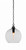 Toltec Lighting - 91-MB-5130 - One Light Pendant - Malena - Matte Black