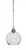 Toltec Lighting - 92-BN-4352 - One Light Pendant - Kimbro - Brushed Nickel
