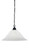 Toltec Lighting - 92-MB-5781 - One Light Pendant - Chain - Matte Black