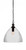 Toltec Lighting - 95-MB-4690 - One Light Pendant - Carina - Matte Black