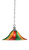 Toltec Lighting - 96-BN-767 - One Light Pendant - Chain - Brushed Nickel
