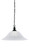 Toltec Lighting - 96-MB-5881 - One Light Pendant - Chain - Matte Black
