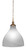 Toltec Lighting - 97-NAB-4741 - One Light Pendant - Juno - New Age Brass