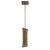 George Kovacs - P1641-895-L - LED Mini Pendant - Intersezioni - Midnight Iron And Faux Walnut