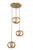 Kalco - 302351GL - LED Pendant - Calistoga - Gold Leaf