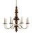 Kalco - 304951CG - Eight Light Chandelier - Lassen - Champagne Gold