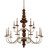 Kalco - 304952CG - 15 Light Chandelier - Lassen - Champagne Gold