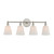 Kalco - 305034PN - Four Light Bath - Greenwich - Polished Nickel
