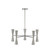 Kalco - 310470SN - LED Chandelier - Milo - Satin Nickel