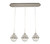 Kalco - 311343PN - Three Light Island Pendant - Montauk - Polished Nickel