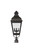 Kalco - 403300AI - Three Light Post - Pier Mount - Winchester Outdoor - Aged Iron