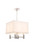 Kalco - 500570CH - Four Light Convertible Pendant - Semi Flush Mount - Dupont - Chrome