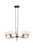Kalco - 501050BJT - Six Light Chandelier - Denali - Bronze Jewel Tone