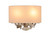 Kalco - 501125SM - Two Light Wall Sconce - Eden - Moon Silver