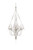 Kalco - 501772GSL - Eight Light Chandelier - Loveland - Gold Silver Leaf