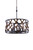 Kalco - 501851MC - Five Light Pendant - Soho - Milk Chocolate