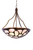 Kalco - 501953CP - Five Light Pendant - Gramercy - Copper Patina