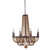 Kalco - 505271RM - Eight Light Chandelier - Beechwood - Royal Mahogany