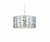 Kalco - 506153VSL - 12 Light Pendant - Palomar - Vintage Silver Leaf