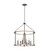 Kalco - 506652NI - Six Light Pendant - Middleton - Natural Iron