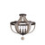 Kalco - 506840FG - Three Light Semi Flush Mount - Harper - Florence Gold