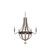 Kalco - 506870FG - Five Light Chandelier - Harper - Florence Gold