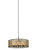 Kalco - 507950BMG - Six Light Pendant - Corsa - Matte Black w Gold