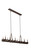 Kalco - 508962SZ - 12 Light Island Pendant - Duluth - Satin Bronze