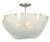 Kalco - 5096SN - Three Light Semi Flush Mount - Cirrus - Satin Nickel