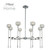 Kalco - 511672CH - LED Chandelier - Mae - Chrome