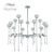 Kalco - 511675CH - LED Chandelier - Mae - Chrome