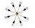 Ponti Eight Light Chandelier (513172BNB)