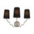 Kalco - 514323PN - Three Light Wall Sconce - Sophia - Polished Nickel