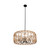 Kalco - 515355MB - Six Light Pendant - Tablas - Matte Black